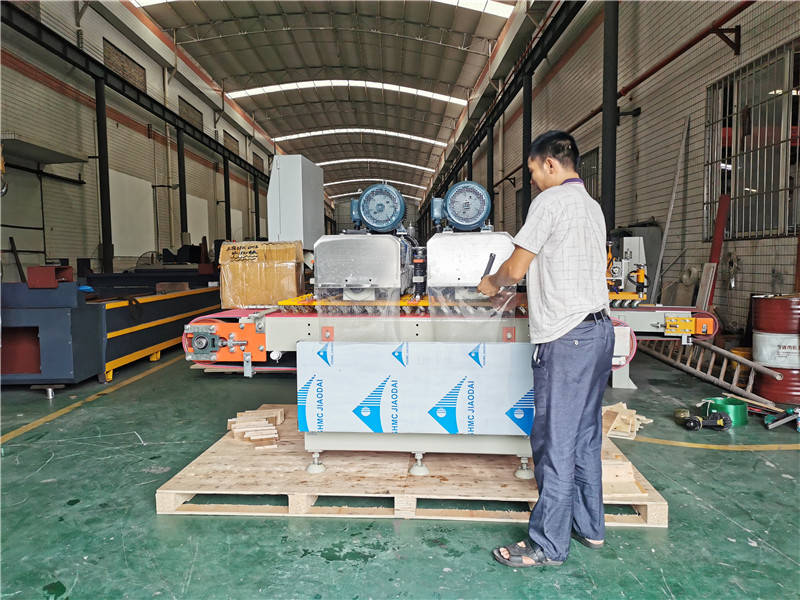 Two Spindle Automatic Wet Tile Cutter had wooden box packaging arrangement of delivery(图3)