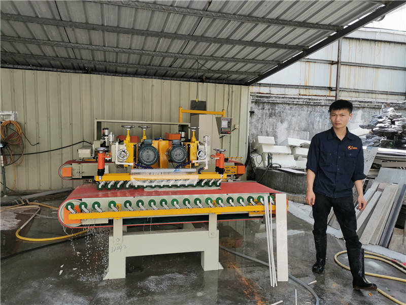 automatic continuous front&rear tile cutting machine 