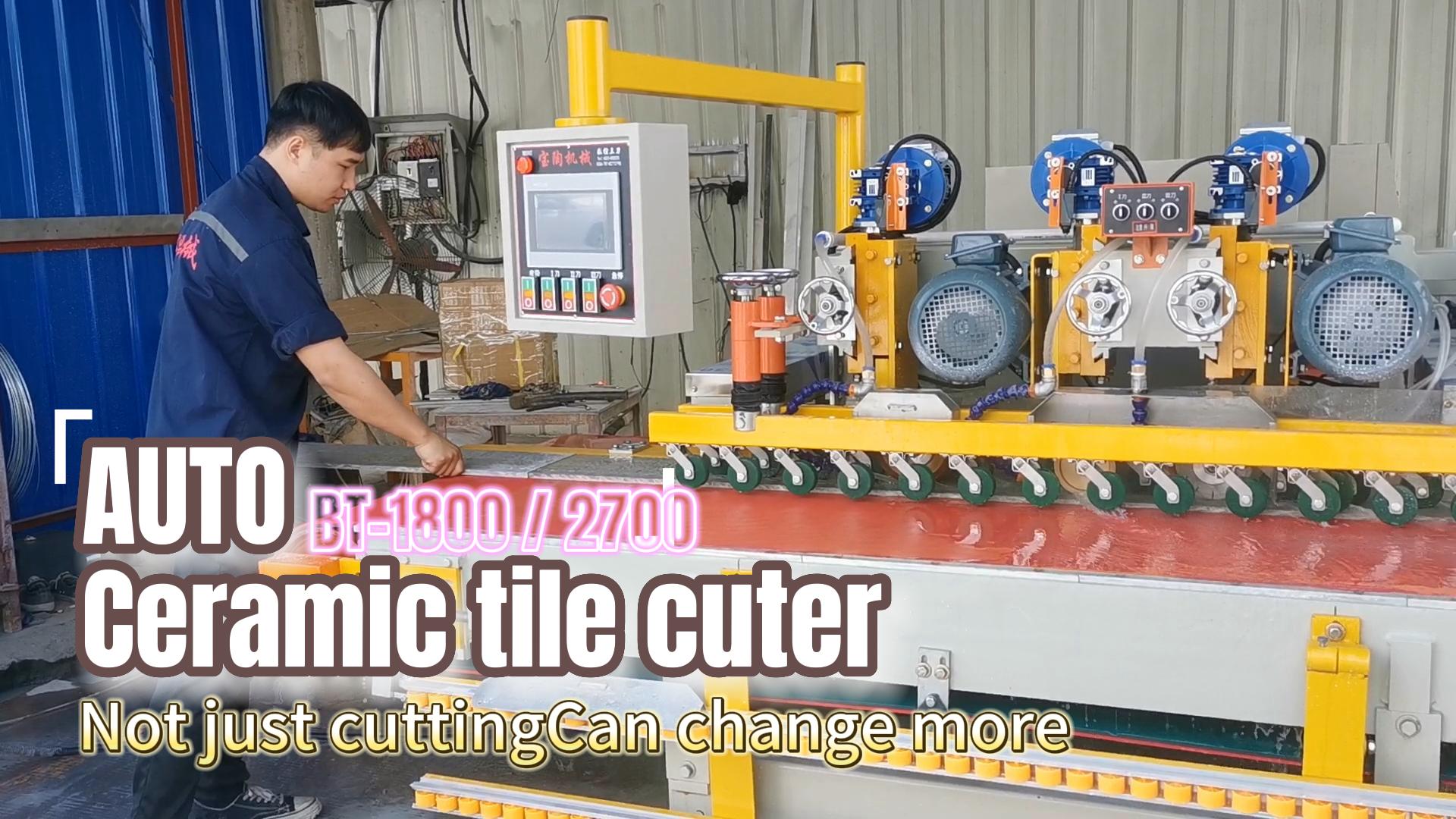 three blades ceramic cutting machine is a tailored ceramic cutting machine