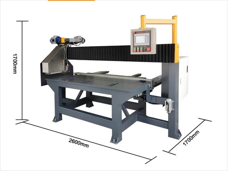 BT1800 Multifunction 2 in 1 Bridge Saw Machine(图7)