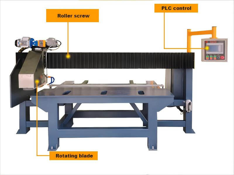 BT1800 Multifunction 2 in 1 Bridge Saw Machine(图1)