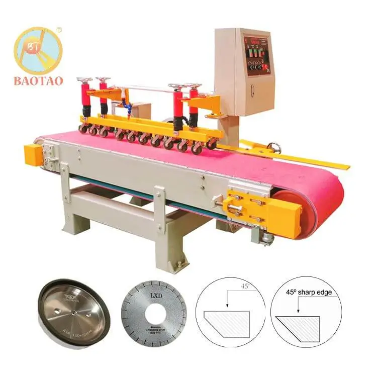2 Head 45 Sharp Edge Cutting Machine